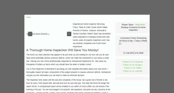 Desktop Screenshot of aplusinspection.net